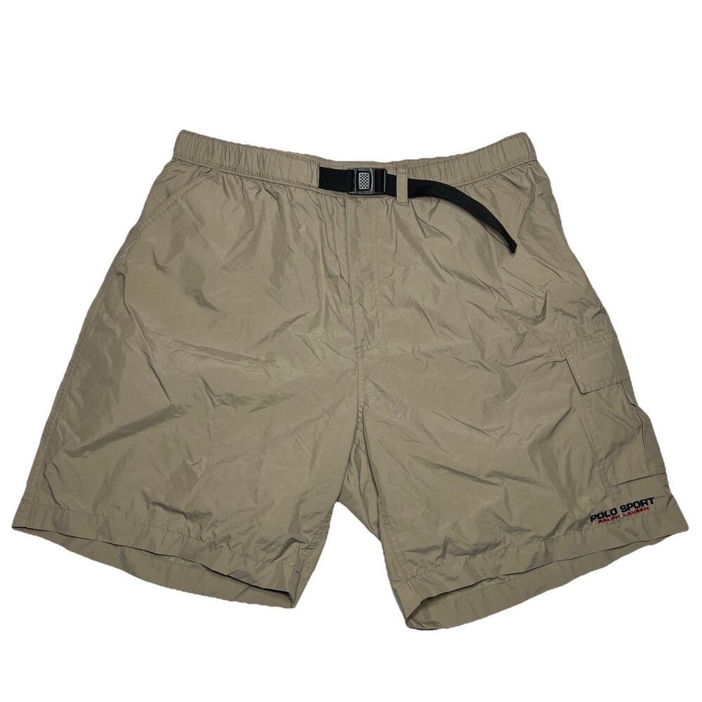 Vintage Mens 2XL ,XXL POLO SPORT RALPH LAUREN 8” Water Repellent Hiking Shorts